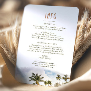 Invitation Maui Hawaii Destination Insérer les détails INFO