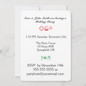 Invitation Maui Kalikimaka Pun Hawaiian Christmas Pineappy (Dos)