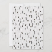 Invitation Mauvais Deux L'Os Chien Chien Chien Deux Anniversa (Dos)