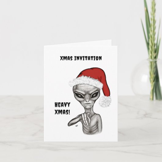 Invitation Mauvais Extraterrestre , Noël Lourd ! (Devant)