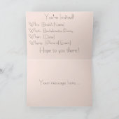 INVITATION MAUVAIS LAPIN - ROSE (Intérieur)