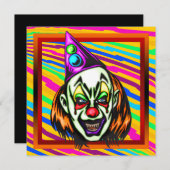 Invitation mauvaise de partie de Halloween de (Devant / Derrière)