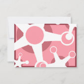 Invitation mauve retro jax (Dos)