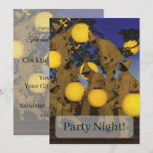 Invitation Maxfield Parrish Les Porteuses de Lanternes 1908 V (Devant / Derrière)