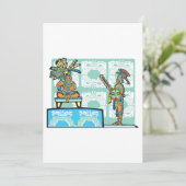 Invitation Maya Guerrier Et Roi (Debout devant)