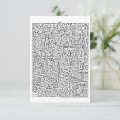 Invitation Mayan 1 Maze Extraordinaire !Invitation (Debout devant)