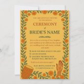 Invitation Mayun Sangeet Invite (Devant)