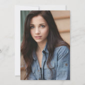 Invitation MD RN Caduceus Symbole Diplôme Photo (Dos)