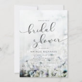 Invitation Meadow Song s'estompe Fleurs sauvages Fête des mar (Devant)