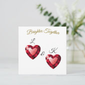 Invitation Meaningful Gift for her – Elegant Love (Debout devant)