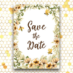 Invitation Meant to Bee Cute Abordable Mariage Enregistrer la