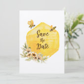 Invitation Meant to Bee Cute Abordable Mariage Enregistrer la (Debout devant)