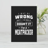 Invitation Meatpacher Titre Du Travail Teft Don Pour Hommes F (Debout devant)