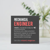 Invitation Mechanical ENGINEER (Debout devant)