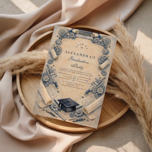 Invitation Mechanical Engineering Graduation Party