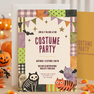 Invitation Méchante Féerie Joli Costume de fête d'Halloween