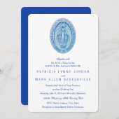 Invitation Médaille miraculeuse (Devant / Derrière)