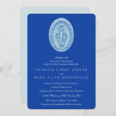 Invitation Médaille miraculeuse (Devant / Derrière)