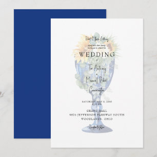 Invitation Médaille Toscane Méditerranéen Mariage III