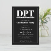 Invitation Médecin DPT moderne de la thérapie physique (Debout devant)