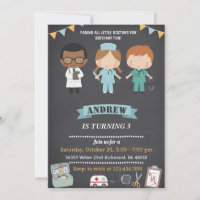 Médecin personnel Fête d'anniversaire médicale pou