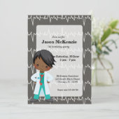 Invitation Médecin pour enfants (Debout devant)