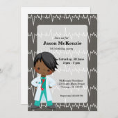 Invitation Médecin pour enfants (Devant / Derrière)