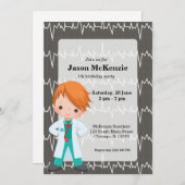 Invitation Médecin pour enfants (Devant / Derrière)
