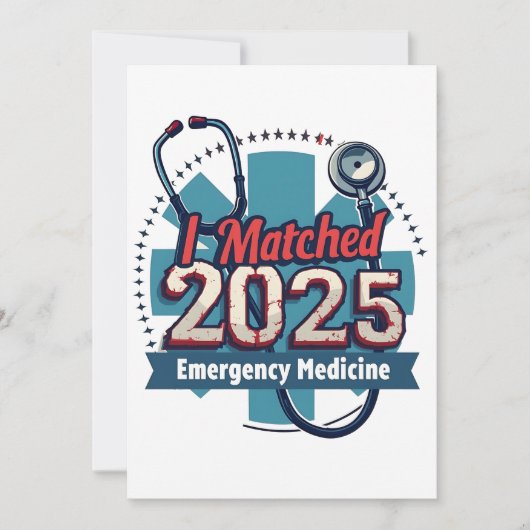 Invitation Médecine d'urgence 2025 (Devant)