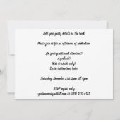 Invitation Médecine vintage, pharmacienne et fille en pharmac (Dos)