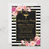 Invitation Médicale à la fête de l'or rose (Devant)