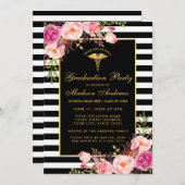 Invitation Médicale à la fête de l'or rose (Devant / Derrière)