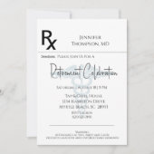 Invitation Médicale à l'aide d'un carnet de comman (Devant)