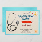 Invitation Médicale à l'obtention du diplôme d'inf (Devant / Derrière)