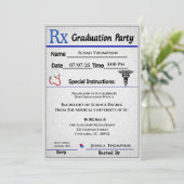 Invitation Médicale de graduation de la bande de p (Debout devant)