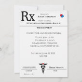 Invitation Médicale de graduation de la bande de p (Devant)