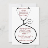 Invitation Médicale ou de soins de fête de remise (Devant)