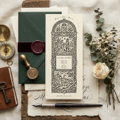 Invitation Medieval Castle Couple Engagement Announcement