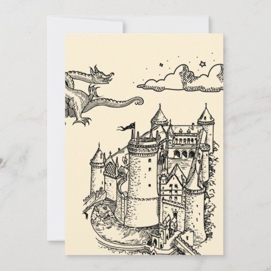 Invitation Medieval “Last Knight Out” Bachelorette (Dos)