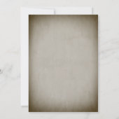 Invitation Medieval Renaissance Dark Parchment Wedding (Dos)