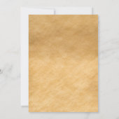 Invitation médiévale de chevalier (Dos)