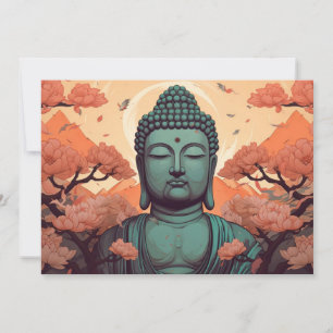Invitation Méditation Bouddha Art spirituel