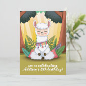 Invitation Méditation de la llama dans la Forêt Magique Anniv (Debout devant)