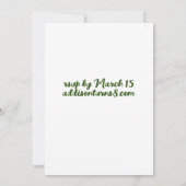 Invitation Méditation de la llama dans la Forêt Magique Anniv (Dos)