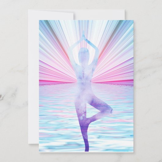 Invitation Méditation de l'arbre de vie Yoga Zen (Devant)