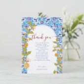 Invitation Mediterranean Lemon Amalfi Coast Baby Shower (Debout devant)