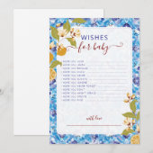 Invitation Mediterranean Lemon Amalfi Coast Baby Shower (Devant / Derrière)