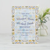 Invitation Mediterranean Lemon Tile Italian Coastal Design (Debout devant)