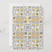 Invitation Mediterranean Lemon Tile Italian Coastal Design (Dos)
