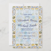 Invitation Mediterranean Lemon Tile Italian Coastal Design (Devant)